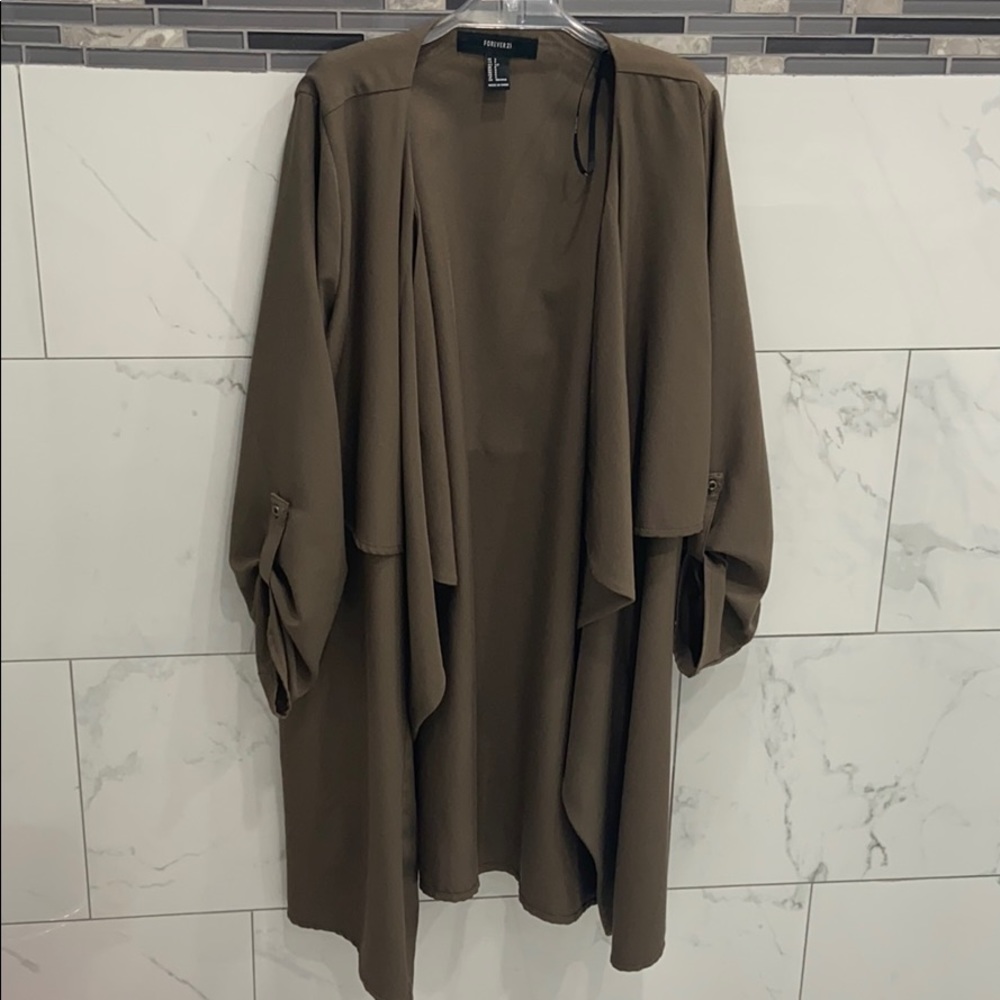 Olive green Cardigan